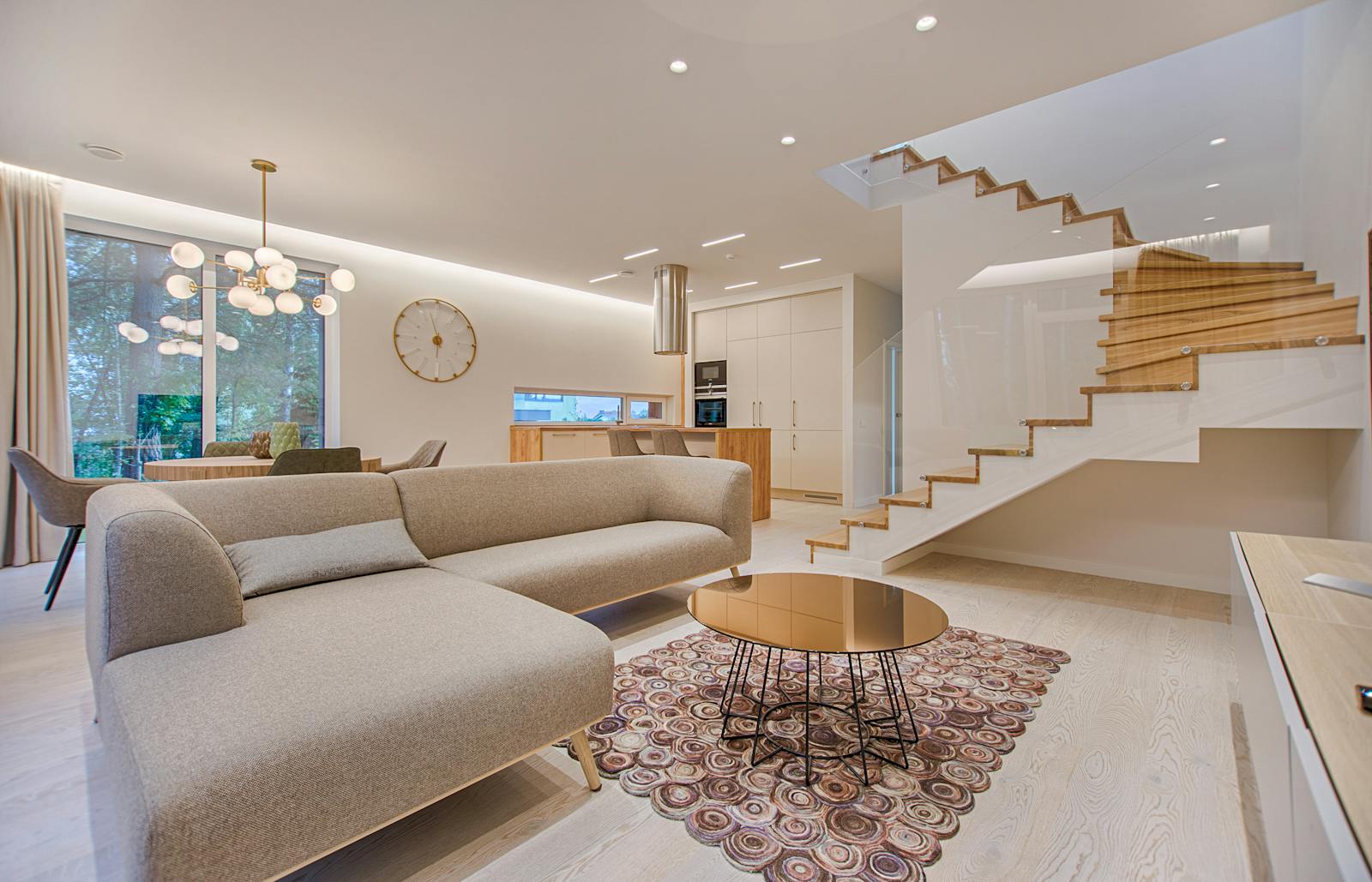 Living amenajat Floreasca — design interior